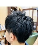 メンズカット/若葉台/稲城/ツーブロック/黒髪ヘア/ヘッドスパ   