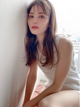 ファンナギンザ(FaNNa ginza) スクエアロングウェーブ[銀座][小顔][パーソナル診断][前髪]