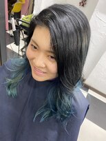 フリースタイル(Free Style)&nbsp;デザインカラー ブラック*ブルー【筑西市】