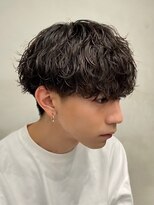 フィフス 天神大名(fifth)&nbsp;波巻きスパイラルパーママッシュショート無造作パーマ刈り上げ