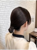 シンプルヘアアレンジ
