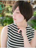 オリーブグレージュ大人ボブ束感ショートも◎30代40代50代