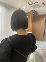 アース 三田南ウッディタウン店(HAIR&MAKE EARTH)&nbsp;20代30代40代前下がりストレート大人ボブリップライン
