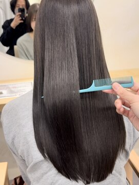 オリンテ バイ レシッド 表参道(orente by rcid) ダークグレージュ×顔まわりカット×髪質改善カラー