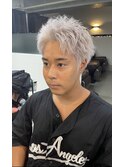ハイトーン/スパイキーショート/ホワイトカラー