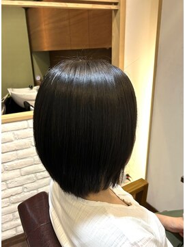 ヘアー グリーン(hair green) 30代40代50代つやボブ/ショートストレート