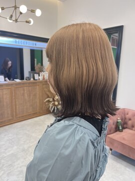 モア 岡崎(more) 【ブロンドミルクティ×裾ブラック】more岡崎店  大山