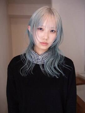 ユルク(JURK nagoya) 【TAIKI NOGUCHI】ルーツカラー×クリアブルー