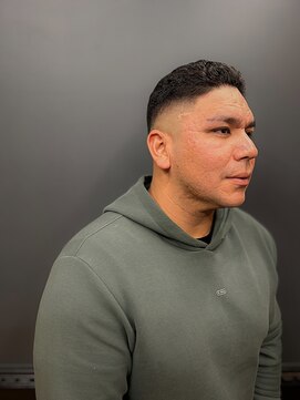 ルクスザバーバー(LUX THE BARBER) 男らしさ◎ハイスキンフェード×パーマ