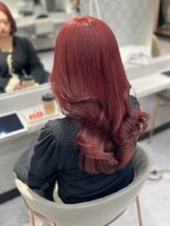 ジーナ 名駅(XENA.) 《karen》レッド/チェリーレッド/ワインレッド.暖色/艶カラー