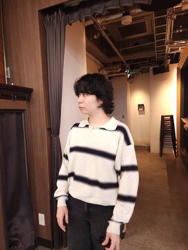 ブロック ジャポン(bloc japon) 癖毛パーマウルフショートヘアー