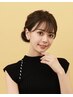【８時～９時 似合わせヘアセット+メイク】写真付き、眉カット、ストーン可