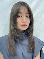 ラボヌールヘアーノーブル 新越谷店(La Bonheur hair noble)&nbsp;切りっぱなしボブエアリーロング美髪ピンクブラウン