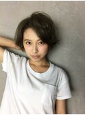 黒髪美髪マニッシュショート//溝口美容院//un//オージュアサロン