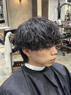 メンズデザイン シャビ(Men's design Shabbi) マッシュ×波巻ツイスパ