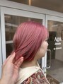 アグ ヘアー ジェシー 沼津店(Agu hair Jessie)&nbsp;coral pink color