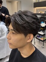 ビカムメンズヘアー 栄店(become men's hair)&nbsp;毛流れフェザーパーマ/ニュアンスパーマ