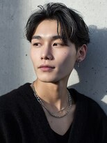 インブルーム(In Bloom) アップバング メンズショート 刈り上げ ツーブロック 20代 黒髪