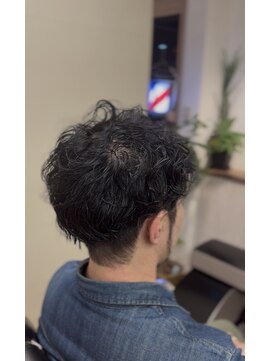 オアゾバーバー(OAZO BARBER) カット×緩めパーマ