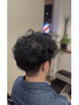 オアゾバーバー(OAZO BARBER) カット×緩めパーマ
