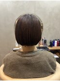 大人女性の美髪ショート×エイジングケア　艶髪ヘアエステ