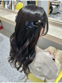 コテ巻き ハーフツインヘアセット【八王子】