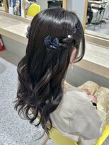 シーク 八王子(CHIC) コテ巻き ハーフツインヘアセット【八王子】