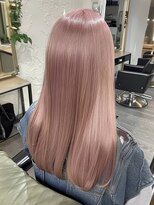イル 長岡(iLe.)&nbsp;ミルクティーピンクベージュカラーハイトーンカラーダブルカラー