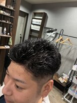 カットスタジオワン(Cut studio 1) オールバックパーマ