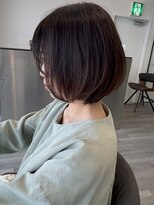 ビューエヒメ(VIEW EHIME)&nbsp;小顔カットショートボブ大人可愛いアッシュオリーブ