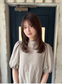 【小顔効果◎】韓国風レイヤー×透明感カラー