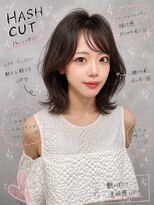 ミリバイアフロート(MIRI by AFLOAT)&nbsp;外ハネくびれミディアム/顔周りカット/20代/30代/40代/武蔵小杉