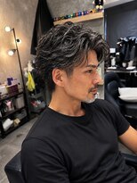 クイル(quill)&nbsp;メンズパーマ#梅田#ツーブロック#センターパート