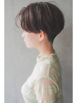 カライング(ing) 大人可愛い20代30代40代黒髪前下がりショートボブ丸みショート◎