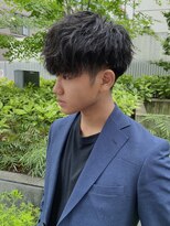 ロンドガルマン 名古屋(Lond GULLMAN)&nbsp;刈り上げツイストスパイラル前下がりマッシュ