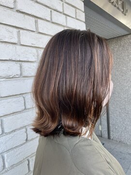 オーガニックエコ 川越(organic+eco) 20代30代大人かわいいくびれボブ