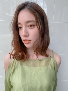 レジュアル(RESSUAL) ミディアム【ウエーブセット×ブラウンベージュ】