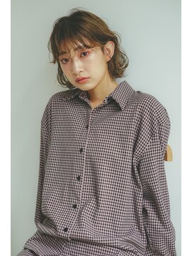 フィルムス 横浜(FILMS) ココアベージュ/黒髪/クラゲヘアー/オリーブグレー/ボブ/横浜