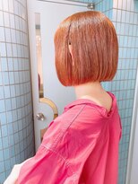 ネオリーブ チッタ 阿佐ヶ谷店(Neolive citta) アプリコットピンク×ショートボブ