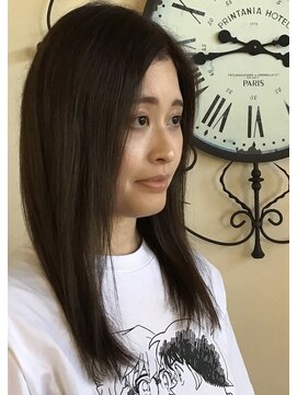 ヘアージン 野々市(hair Jin) グレージュロング