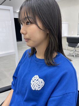 キートス 高知店(kiitos) 【ミディアム+インナーカラー】