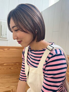 アイティーバイアルバム 藤沢店(IT by ALBUM) ルーツグラデーション_グレーベージュレイヤーロング_ba460252