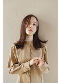 《在り家》前髪長めくびレイヤー◎秋カラーオレンジブラウン