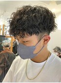 ツイストスパイラルパーマメンズヘアメンズパーマツイストパーマ