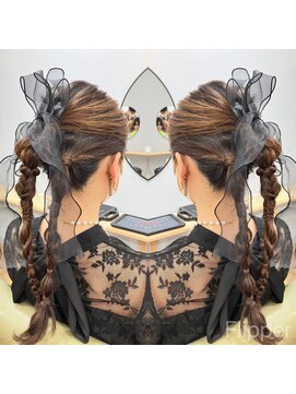 ラパニエ 博多(La panier) ポニーテールアレンジ