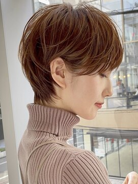 ハルキミナト ジャパン トウキョウ(HARUKI MINATO japan TOKYO) 20代30代40代50代耳かけショート前髪なしハンサムショートカット