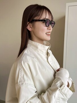 アワイ(awai) ピンクブラウンな軽めセミロング