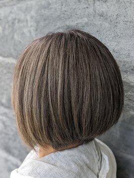 サロンレイビューティー(SALON Leh BEAUTY) 【Leh】白髪を染めない白髪染め、ミルクティーグレー