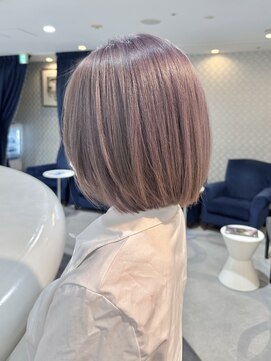 エアー 青山(AIR) ラベンダーグレージュハイトーンカラーブリーチカラー