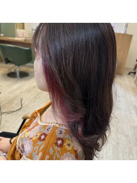 クロエバイラヴィズム 郡山さくら通り店(CLOE by LUVISM) ピンクインナーカラー